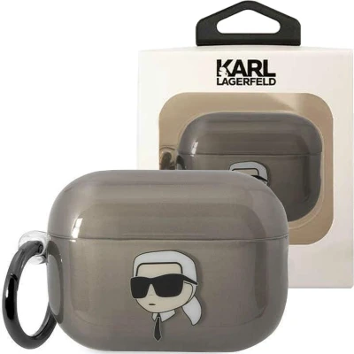 Afbeelding van Karl Lagerfeld KKLAP2HNIKTCK hoesje voor AirPods Pro 2 cover zwart Ikonik