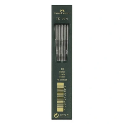 Image de Faber Castell TK 9071 mines noir foncé, dureté: 3B, 2mm