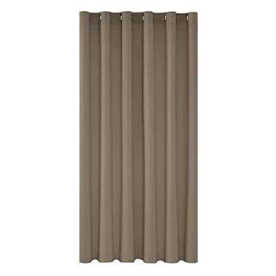 Afbeelding van Deconovo Gordijn met ogen, thermo, isolerend, 203 x 213 cm, taupe