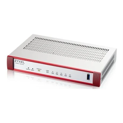 Image de Zyxel USG Flex H Series 50HP Firewall avec 1 an de pack Gold Security 5 ports 1GbE géré par le Cloud pour SFP 1000T, SFP10G LR, SR, LX 10 D, SX D
