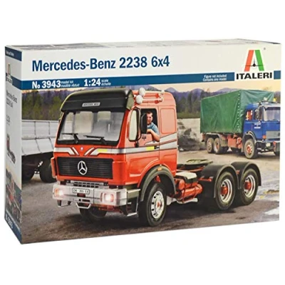 Afbeelding van Italeri 3943 Mercedes Benz 2238 6x4 Vrachtwagen (bouwpakket) 1:24