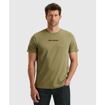 Afbeelding van PME Legend Tshirt Logo Olijf L