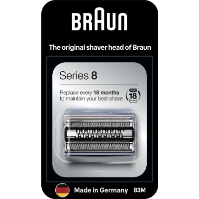 Afbeelding van Braun Series 8 83M Elektrisch Scheerapparaat Vervangingskop Zilver