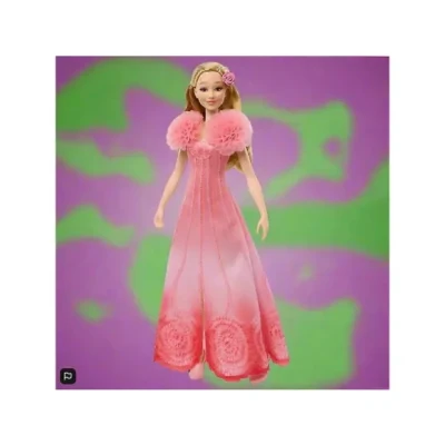 Afbeelding van Wicked Glinda Met lange roze jurk Zingende Modepop