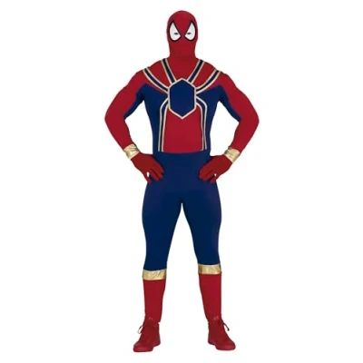 Afbeelding van Guirca Spiderman Kostuum Superheld Spinman Van Het Spinnenrijk Blauw, Rood Maat 48 50 Carnavalskleding Verkleedkleding
