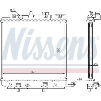 Afbeelding van Nissens Radiateur 62455A