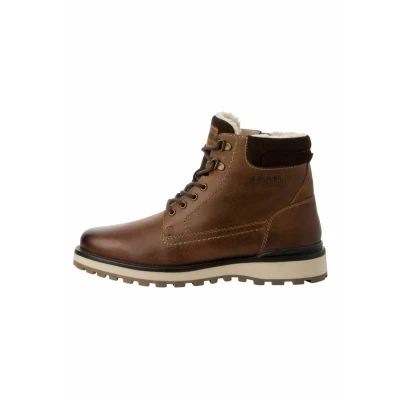 Afbeelding van s.Oliver Veterboots, Heren, Maat: 41, Cognac Leer