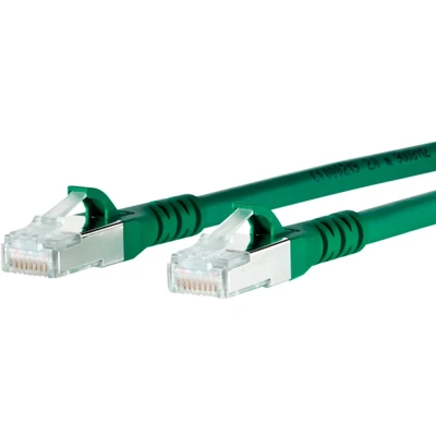 Afbeelding van Metz Connect 1308452055 E RJ45 Netwerkkabel, patchkabel CAT 6A S/FTP 2.00 m Groen Snagless 1 stuk(s)