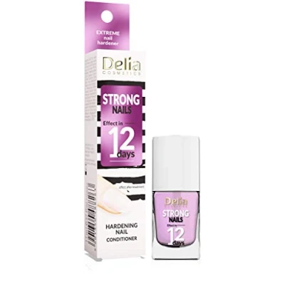 Image de Delia Cosmetics Après shampoing pour Ongles Durcisseur extrême Durcissement nourrissant Renforcant lisses et brillants Résultat express 12 jours 11 ml, transparent