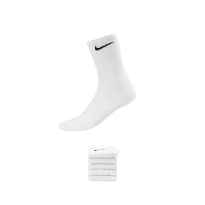 Afbeelding van Nike Performance Everyday CUSH CREW 6 PACK Sportsokken, Maat: 34 38, White/black
