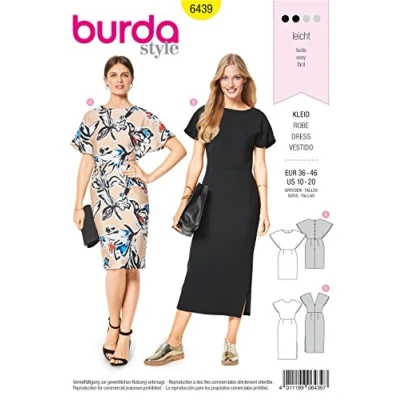 Afbeelding van Burda Naaipatroon 6439 Jurk in variaties