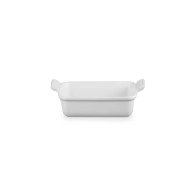 Afbeelding van Le Creuset Ovenschaal Rechthoekig 19cm 1,1l Wit Aardewerk