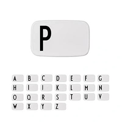 Afbeelding van Lunchbox / Brooddoos met letter P Design Letters