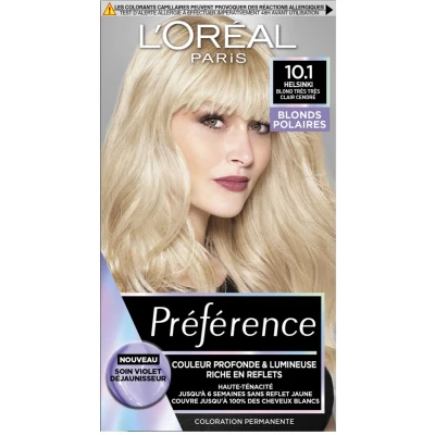 Afbeelding van L&#039;Oréal Paris Préférence Blond Polar fleece haarkleur, kleur: Helsinki 10.1, zeer licht asblond