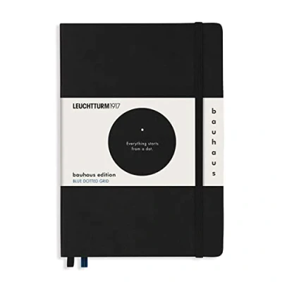Afbeelding van Leuchtturm1917 A5 Medium Special Edition 100 Jaar Bauhaus dotted Black