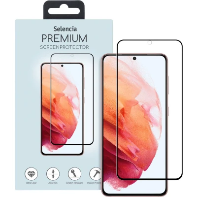 Afbeelding van Selencia Screenprotector Geschikt voor Samsung Galaxy S23 / S22 Tempered Glass Gehard Glas Premium