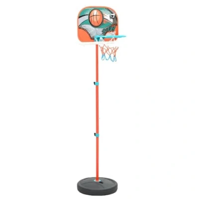 Afbeelding van vidaXL Basketbalset draagbaar verstelbaar 133 160 cm