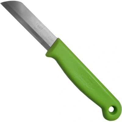 Afbeelding van Solingen Schilmesje RVS Glad 16 cm met &quot;Blade Cover&quot; Groen