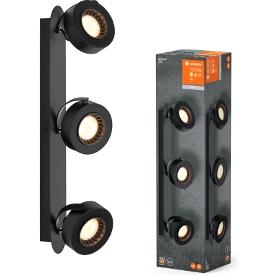 Afbeelding van LEDVANCE DECOR SPOT VENUS, 16W, 650lm, zwart, spot, verstelbare koppen, veelzijdig gebruik, interieurspot, warm witte lichtkleur, hoogwaardige optiek, eenvoudige installatie