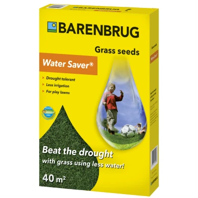 Afbeelding van Barenbrug Graszaad Water Saver (Dry &amp; Strong) Met Coating 1 KG 50 M²