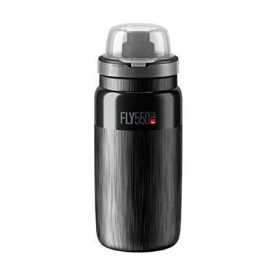 Afbeelding van Elite S.R.L. Fly Tex MTB Drinkfles voor volwassenen, uniseks, 550 ml, transparant