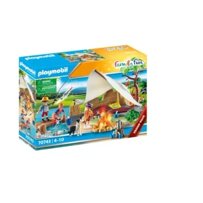 Afbeelding van PLAYMOBIL Family Fun Familie op kampeertocht 70743