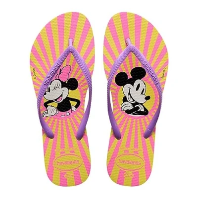 Afbeelding van Havaianas Slim Disney teenslippers voor dames, Yellow Pixel
