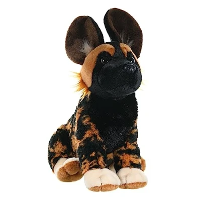 Afbeelding van Wild Republic 10900 Cane Selvaggio Africano, Coccolone bont, Regali per Bambini 30 c Afrikaanse wilde hond pluche knuffeldier cm