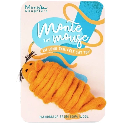 Afbeelding van Kattenspeeltje monte de muis oranje