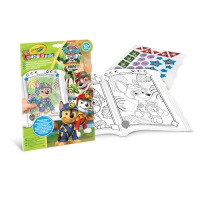 Afbeelding van Crayola Mini Kids Hobbypakket Paw Patrol Kleur En Stickerboek Voor Kinderen