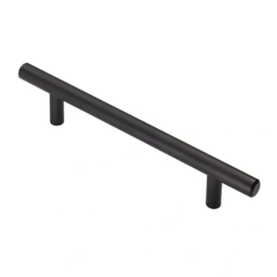 Afbeelding van Fingertip Designs Stalen T Bar greep 188 mm mat zwart