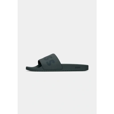Afbeelding van BOSS Aryeh Muiltjes, Heren, Maat: 46, Medium grey Schoenen