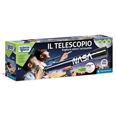 Afbeelding van Clementoni 19297 Astronomielaboratorium Professionele telescoop voor kinderen vanaf 8 jaar met statief, wetenschappelijke experimenten (spel in het Frans)