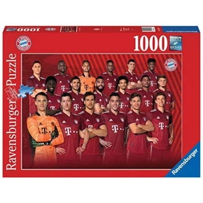 Afbeelding van Ravensburger Puzzle 16847 FC Bayern Saison 2021/22 1000 Teile für Erwachsene und Kinder ab 14 Jahren