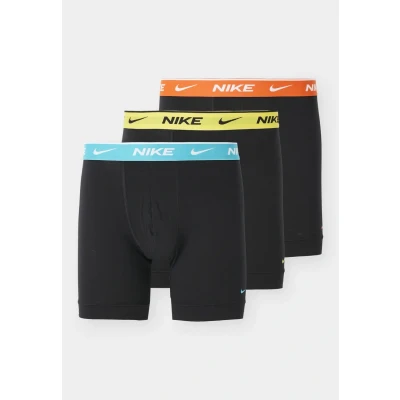 Afbeelding van Nike Underwear Brief 3 PACK Onderbroeken, Heren, Maat: Small, Black/dusty cactus