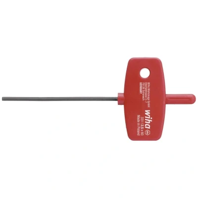 Afbeelding van Wiha Inbussleutel Sleutelbreedte: 3.0 mm Koplengte: 60 Afmeting, lengte: 95