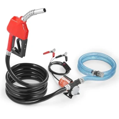 Image de VEVOR Pompe Transfert Carburant Diesel 12 V 8 GPM 30 L/min 1/5 CV Buse Auto