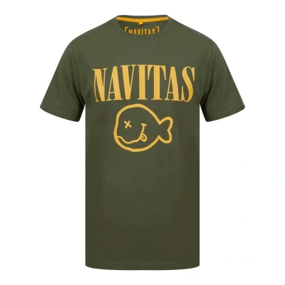 Afbeelding van Navitas Kurt Tee Green T shirt XXL Vis