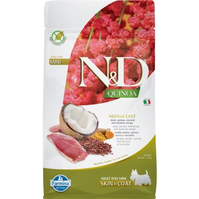 Afbeelding van N&amp;D Quinoa hondenvoeding Skin &amp; Coat small breed Eend 800 gr.