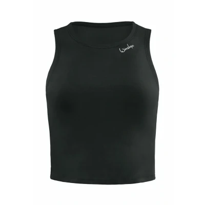 Afbeelding van Winshape Functional Comfort Cropped TANK Top, Dames, Maat: XS, Black