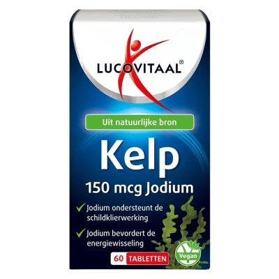 Afbeelding van Lucovitaal Pure Kelp Jodium Tabletten 60TB