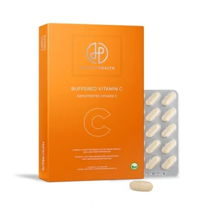 Afbeelding van Perfect Health Vitamine C 1000mg 30 Tabletten Hoge Dosering Vegan
