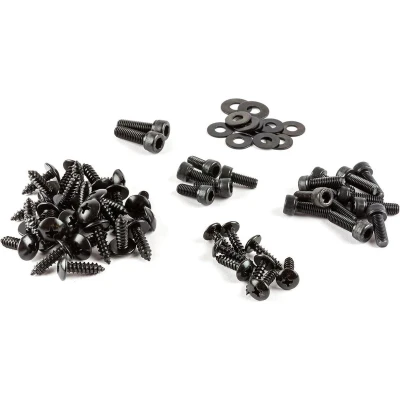 Afbeelding van Beplating schroefset voor Yamaha Aerox, Nitro zwart