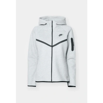 Afbeelding van Nike Sportswear TECH Fleece Windrunner Sweater met rits, Dames, Maat: XS, Dark grey heather/black