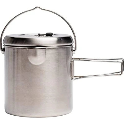 Afbeelding van Solo Stove Titan &amp; Pot 1800 Camp Combo: Woodburning Backpacking Great for Camping and Survival