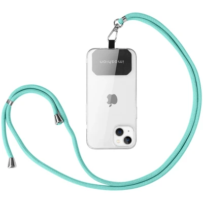 Afbeelding van iMoshion Universeel Telefoonkoord Telefoonketting Turquoise