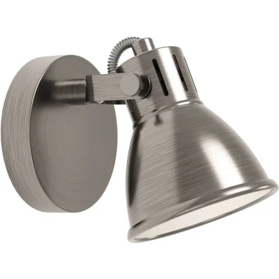 Afbeelding van EGLO Seras LED spot 1 Lichts 3,3W nikkel antiek/creme