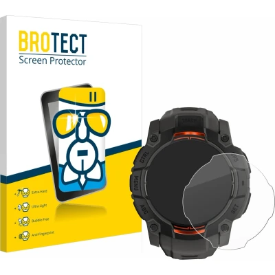 Afbeelding van BROTECT Schutzglas Schutzfolie Displayschutz Display Schutz Glas Folie klar, Smartwatch beschermfolie, Transparant