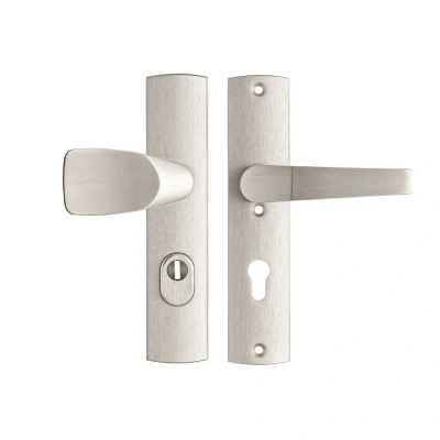 Afbeelding van AXA Premium veiligheidsbeslag Wing knop vast/Arrow kruk PC 72 LS met kerntrekbeveiliging SKG***