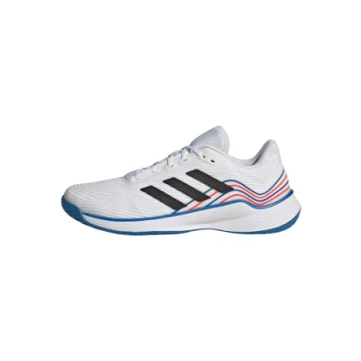 Afbeelding van adidas Performance Novaflight Sustainable Volleybalschoenen, Heren, Maat: 40 2/3, Cloud white core black bright royal Textiel/ synthetisch